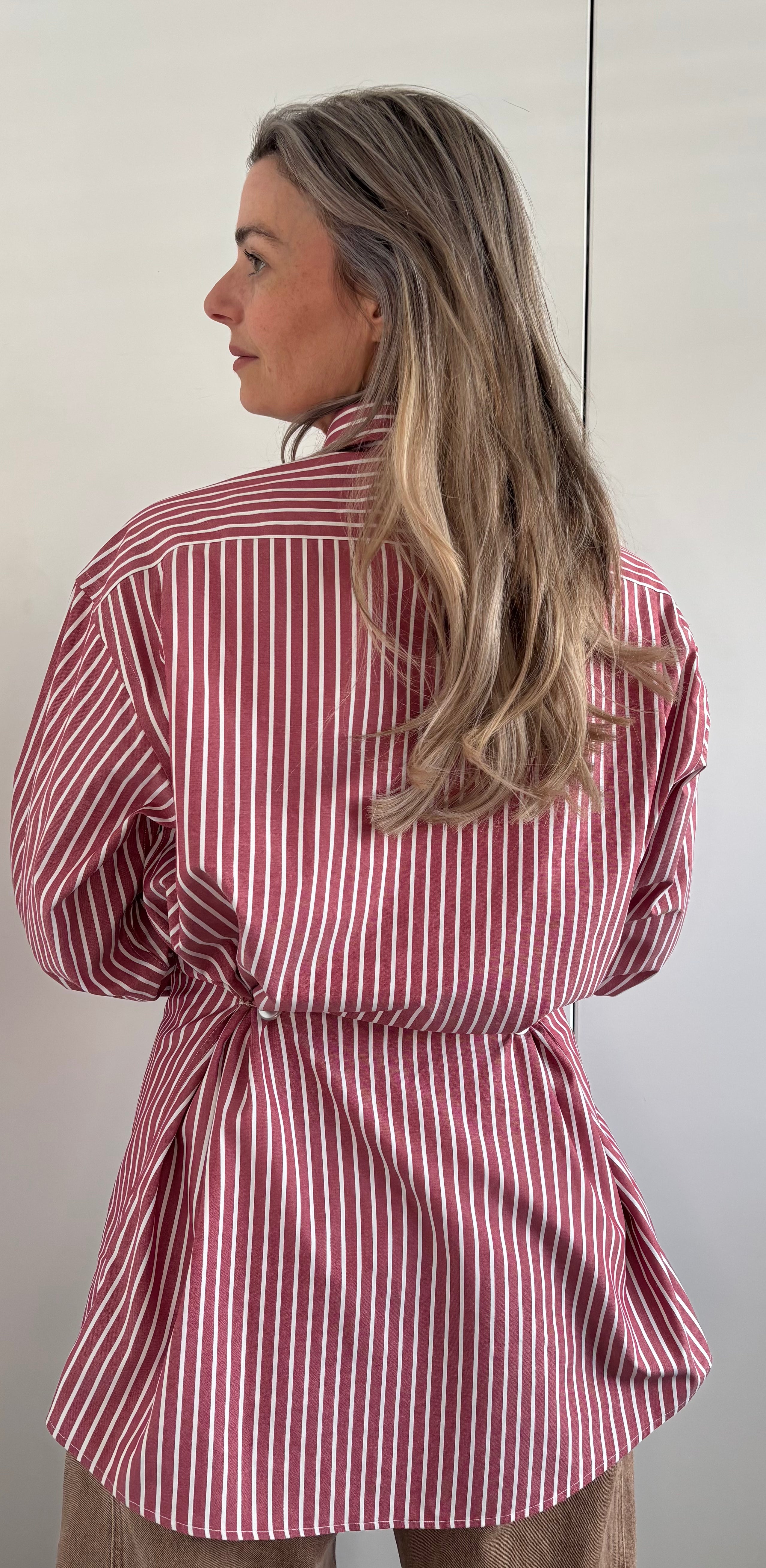Blouse | S T R I P E D | long