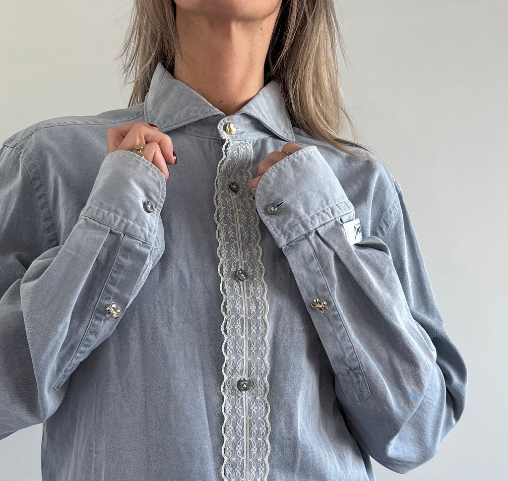 Blouse | D E N I M | open back